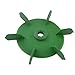 X-DREE Zapasowa łopatka wentylatora silnika z sześcioma wirnikami z zielonego tworzywa sztucznego(Reemplazo de plástico verde seis impulsor de ventilador del ventilador de paletas