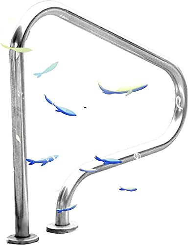 Main courante de piscine avec courbure de sécurité durable 80 cm - 2