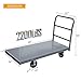 Fworkleft Steel Platform Truck 2200 lb Capacity, 24