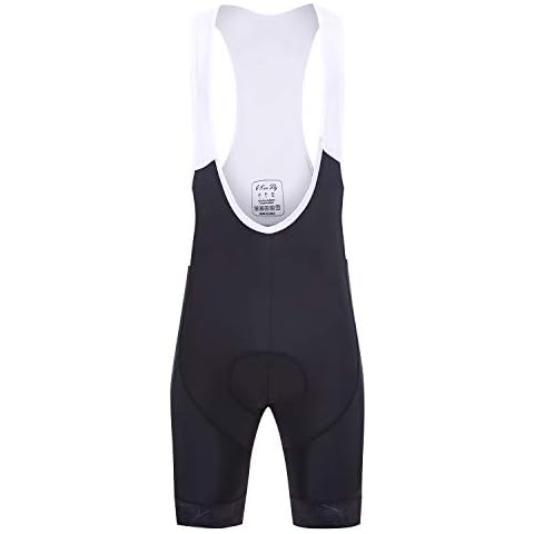 I Kua Fly Mens Cycling Bib Shorts Gel Padded Cycling Shorts Moisture Wicking Cycle Trouser,XXL Black Cover
