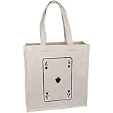 Größe: 39cm x 42cm x 13cm Azeeda \'Pik-Ass\' Tragetasche aus Baumwolle (BG00019648)