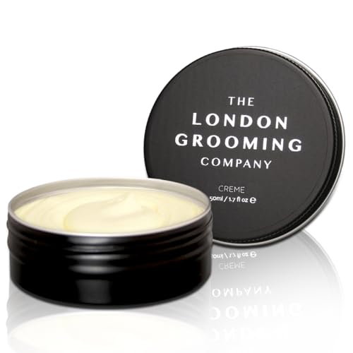 The London Grooming Company Hair Creme For Men | Medium All-Day Hold | Natural Finish | Easy to Wash Out | 1.7 Fl Oz (50ml)