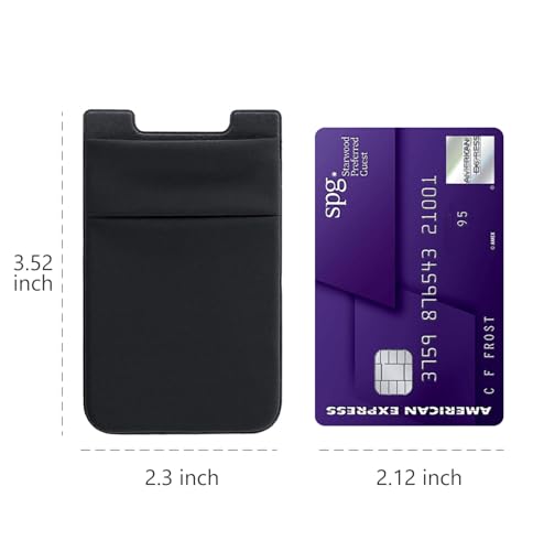 Hoblaze 4351660653 Phone Card Holder Stretchy Lycra Wallet Pocket Credit Card Id Case Pouch Sleeve Adhesive Sticker Compatible thumb #8