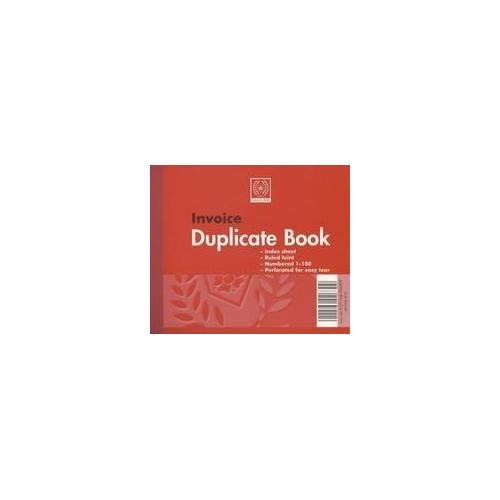 Silvine 105 x 127 mm Duplicate Invoice Book
