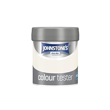 Johnstone's White Lace Wall & Ceiling Paint Tester Pot - Emulsion - Easy to Apply - Dries in 1-2 Hours - 75ml