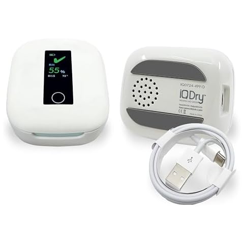 iQDry by Dry & Store | Fastest Hearing Aid Dryer & Dehumidifier | 15-Minute Rapid Dehumidification | Removes Moisture from Hearing Aids, AirPods, Earbuds, and Amplifiers Cover