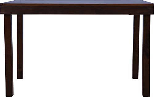 Image of Hometown Hopton Solid Wood Four Seater Dining Table in Brown Color By Hometown