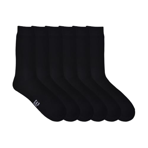 GAP Men's 6-Pack Dress Crew Socks, Soft & Stretchy2