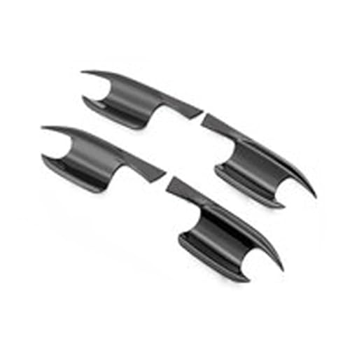 Garniture de poignée de porte anti-rayure Seat Leon MK4 noir brillant