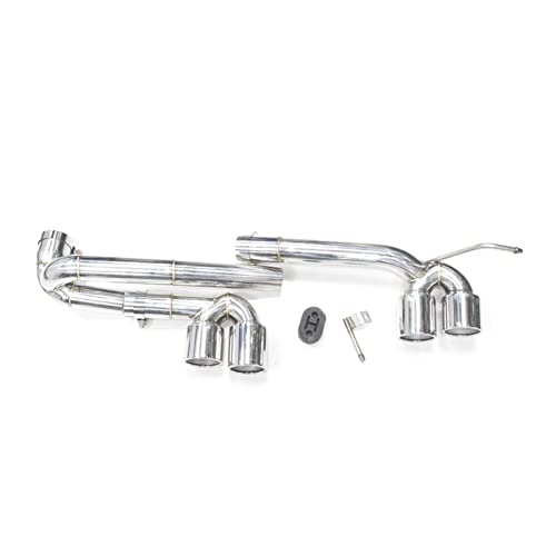 Extremos de tubo para escape en acero inoxidable y carbono para BMW 318i 320i E92