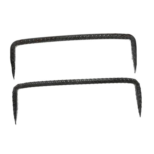 MUCKLILY 2 Pack Heavy Duty Fastener Nails Double Pin Nails for Woodworking Pointed Tips 8 * 20mm for Fixing and Building