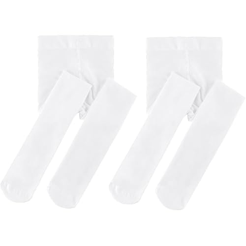 EQSJIU Girls Ballet Dance Tights Ultra Soft Dance Leggings Elastic Footed Tights for Girl Warm Stockings