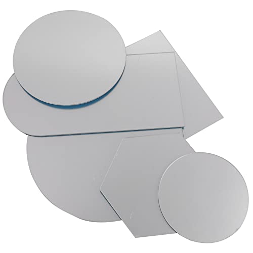 Ticarus 6 piezas accesorios de fotos acrílico espejo reflexión tablero de forma geométrica reflector fotografía fondo adornos posando accesorios Cover