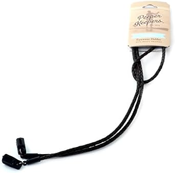 Braided Leather Eyeglass Retainer