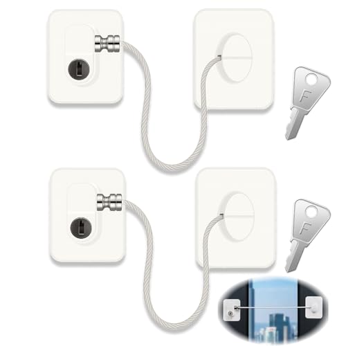 【Ampia Compatibilità】: Ideale come sicurezza cassetti bambini, blocca sportelli per bambini o lucchetto armadio, questo prodotto si adatta a frigoriferi, armadi, cassetti, porte e finestre, garantendo protezione versatile in tutta la casa