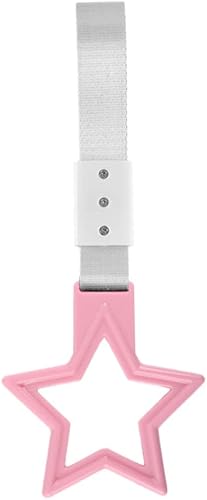 Miniatura 9 de Q1-TECH, JDM Tsurikawa - Anillo japonés para metro, tren, autobús, mango de coche, correa de mano con forma de estrella, anillo de advertencia para