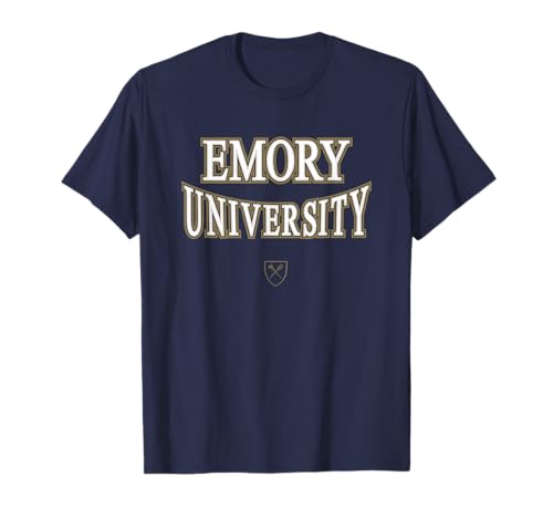 Emory Eagles Laurels Navy Officially Licensed T-Shirt