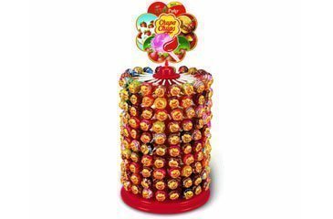 Chupa Chups Wheel avec 200 sucettes pour anniversaire et fête