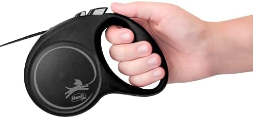 Miniatura 6 de Flexi Cinta de diseño negro, correa retráctil para perros de hasta 55.1 lbs55 libras
