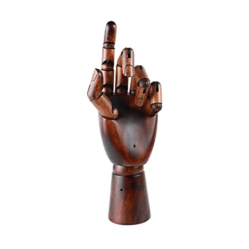 KUROFLY 10.2 Inch Wooden Hand Model