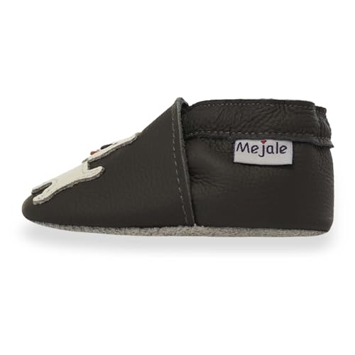 image for Mejale Baby Shoes Non-Slip Sole Toddler Moccasins Boy Girl Infant Leat