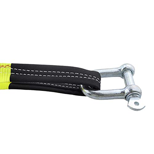 Large auto Parts Trailer Winch Replacement with 5cm Hook, Suitable for Large Vehicles, Boats, Motor Boats, Wave Slide, Towing, Heavy Equipment or Flat Belt(5M)