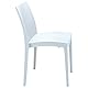 GRAND SOLEIL Grandsoleil Boheme Venice Greenpol Stapelstuhl, 51 x 49 x 80 cm, Weiß, Polymeric