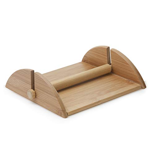 Mimo Style, Porta Guardanapo de Mesa Ecokitchen em Bambu, 21.5cm - Marrom
