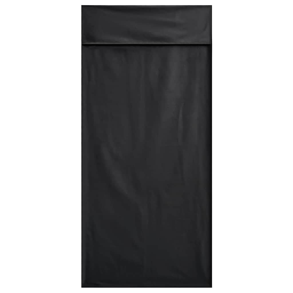 Außenstuhl Handtücher Set 2 Stück Schwarz 130 x 60 cm Polyester schnelltrocknend saugstark rutschfest für Garten Terrasse Pool Spa
