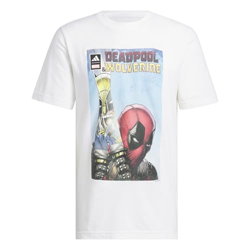adidas Men's Marvel Deadpool and Wolverine Graphic T-Shirt2