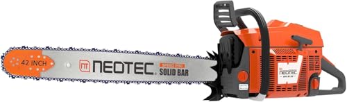 NEO-TEC NH8120 Chainsaw Gas 120cc Gas Powered Chainsaw with 42 Inch Bar 8.4hp 6.2kw Big Large 2-cycle Motosierra De Gasolina for Extreme Logging Cutting All Parts Fit for Husqvarna 3120 Xp