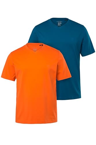 T-Shirt Homme Manches Courtes Basique Col V Lot de 2