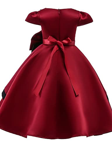 Image of Girl's Synthetic A-Line Maxi Dress