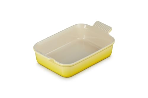 Image of Le Creuset Heritage Rectangular Dish, Stoneware, 26 cm, 2.4 litres, Soleil, 71102264030001
