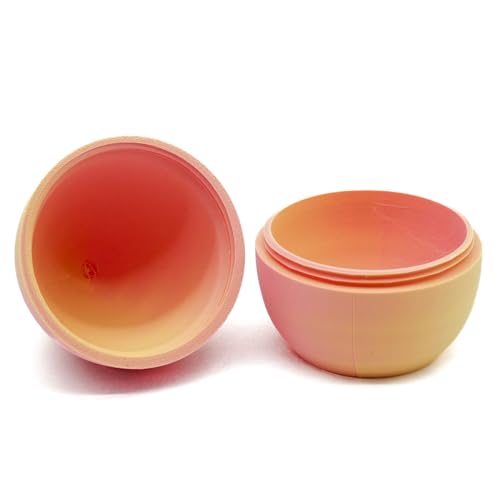 Image of Matte Dual Color Yellow Pink PLA 1.75mm 1kg 600mm /s 3D Printer Filament | Matte finish Bi Yellow Pink Coextrusion Hide layer lines Rapid color change High Speed 1kg spool 2.2lbs for Bambu Creality