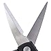 SYCAMOR Salad Scissors Kitchen Scissors Cooking Shears for Meat Herbs Homegarden Cooking Tools Accessories (Black)