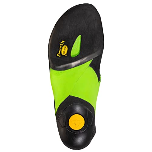 Image of La Sportiva Skwama Vegan - Men's Black /Flash Green 42