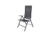 Produktbild Ambientehome 50001 Aluminium Klappstuhl Klappsessel Hochlehner Campingstuhl, grau