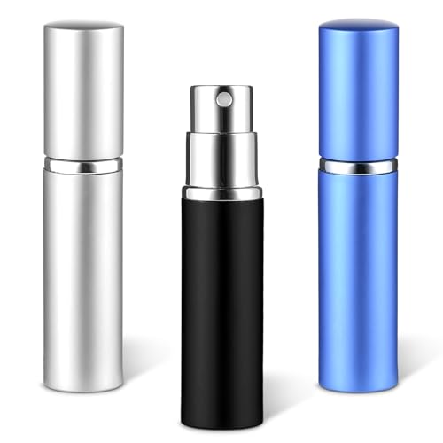 WLLHYF-3-PCS-Perfume-Atomiser-Bottle-5ML-Travel-Size-Spray-Bottle-Small-Refillable-Perfume-Decanter-Mini-Empty-Portable-Spray-Bottles-Container-for-Purse-Handbag-Pocket-Luggage-Travel-Essentials