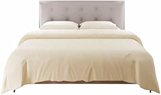 AMARZO 200 Thread Count 100% Egyptian Cotton Quilt White King Size Duvet Covers Sets for Bedding with Pillow Cases (White, King, 230x220cm)