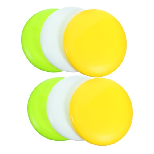 Yardwe 6pcs Disc Golf Discs Bright Vibrant Pitching Mat for Softball Practice