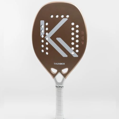Raquete De Beach Tennis Kona Thunder Rose 3k 2026 + Capa Protetora
