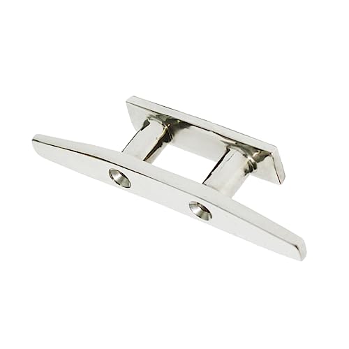 Mikikit 150mm Marine Dock Cleat Stainless Steel 316 Series Multi-Purpose Boat Mooring Accessory Large Tie-Off are