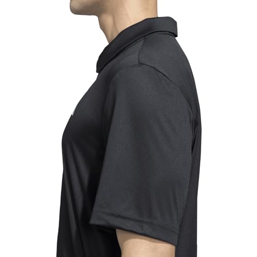 Image of adidas Men's Polyester Geometric Regular Fit Polo Shirt