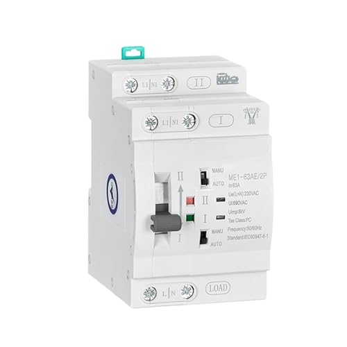 Interrupteur de transfert de puissance double 63A pour basculement automatique de source - 2