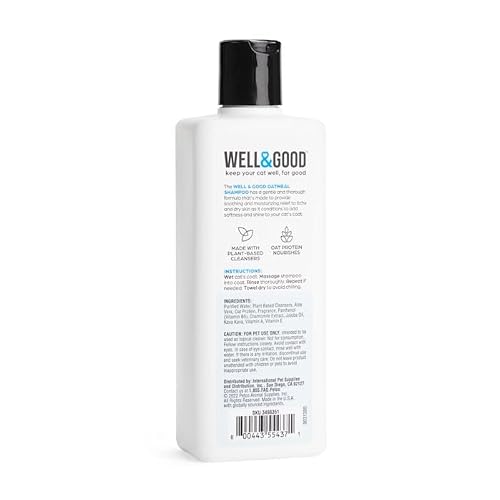 Well & Good Oatmeal Cat Shampoo, 8 fl. oz.