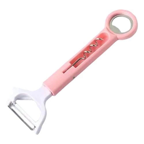 Sacacorchos,Sacacorchos Multiusos con Empuñadura Ergonómica,Pelador de Verduras - Para Viaje Camping Barbacoa Picnic Restaurantes Y Para Hombre Mujer Adulto