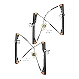 Fensterheber Set, ohne Motor LST 2x Elektrischer Fensterheber vorne links rechts Set ohne Elektromotor kompatibel mit VW Golf IV 4 1J 1997-2006 Bora