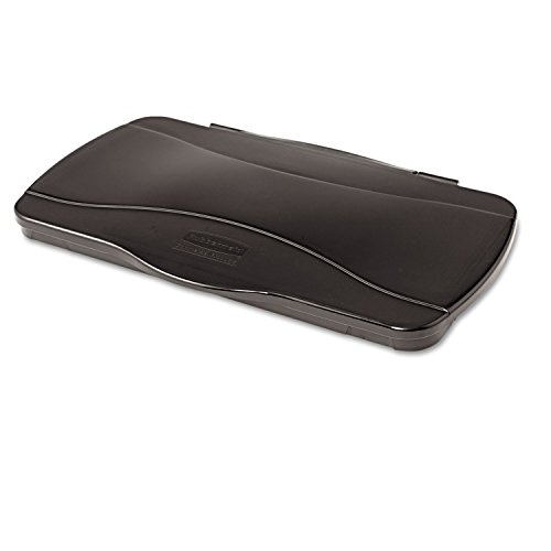 Rubbermaid Commercial Products SLIM JIM Hinged Lid for Use with 16/23 GAL Vented Slim Jim Containers, for Kitchens/Classrooms/Offices/Back of House, Black