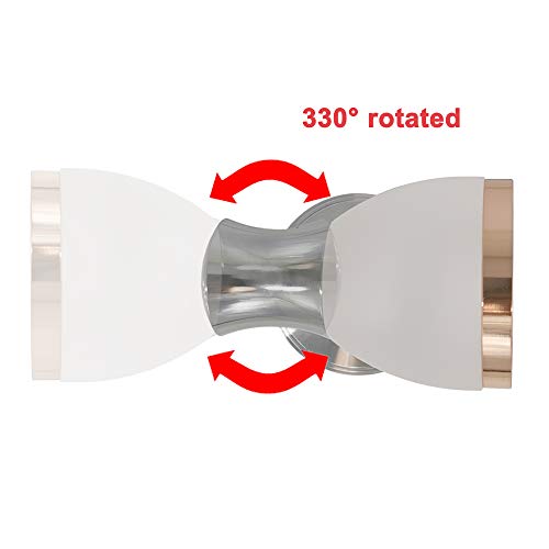 image for 12v-LEDlight 12V DC Decor Reading Light/Small Acrylic Wall Sconce Rose